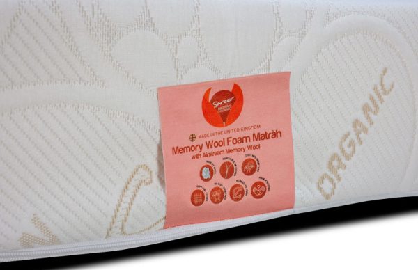 Cyprus Mattresses Sareer Memory Wool Foam Matrah